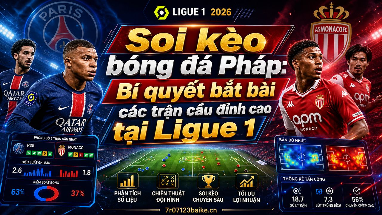 Soi kèo bóng đá Pháp: Bí quyết bắt bài các trận cầu đỉnh cao tại Ligue 1