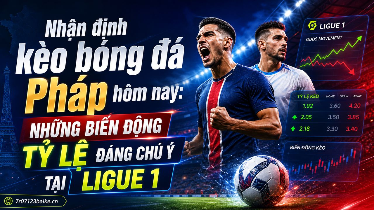 Nhận định kèo bóng đá Pháp hôm nay: Những biến động tỷ lệ đáng chú ý tại Ligue 1